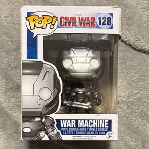 Funko Metallic Silver War Machine Figure Bobblehead